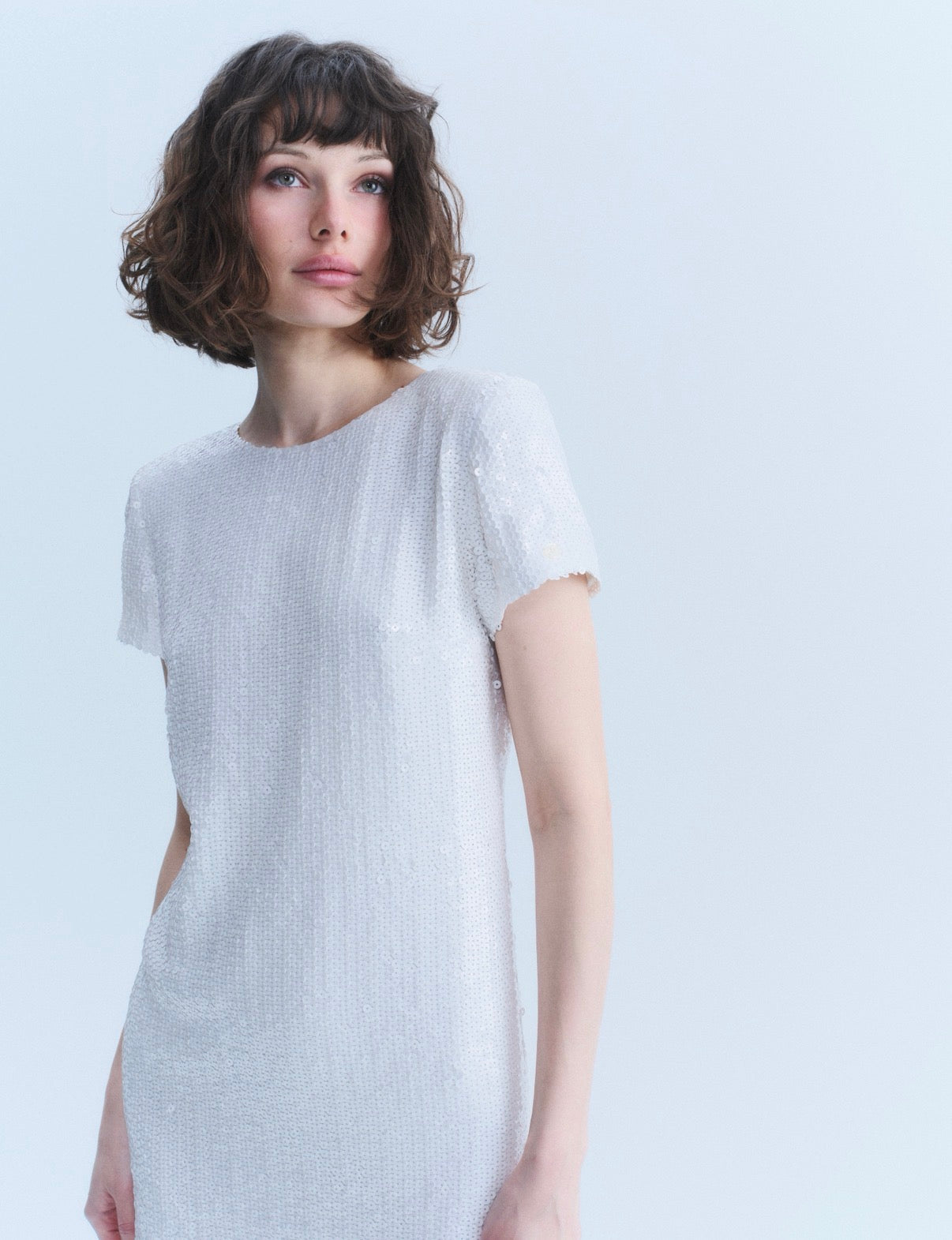 Chanel Early 2000s Mini Sequin Dress