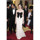 Valentino 2007 Ivory Lace & Black Bow Gown