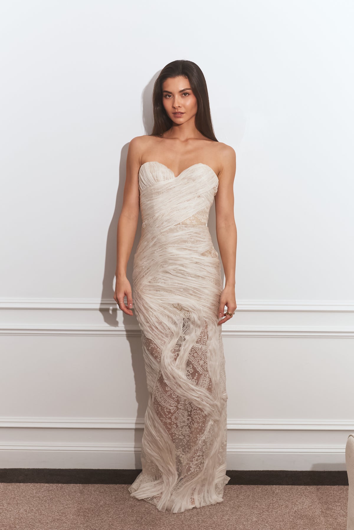 Ermano Scervino 2015 Lace Runway Gown