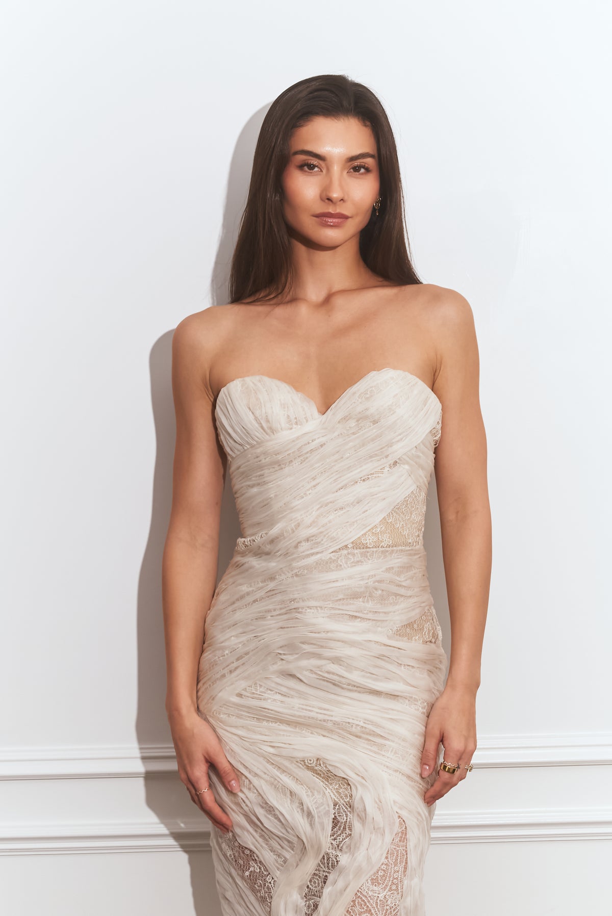 Ermano Scervino 2015 Lace Runway Gown