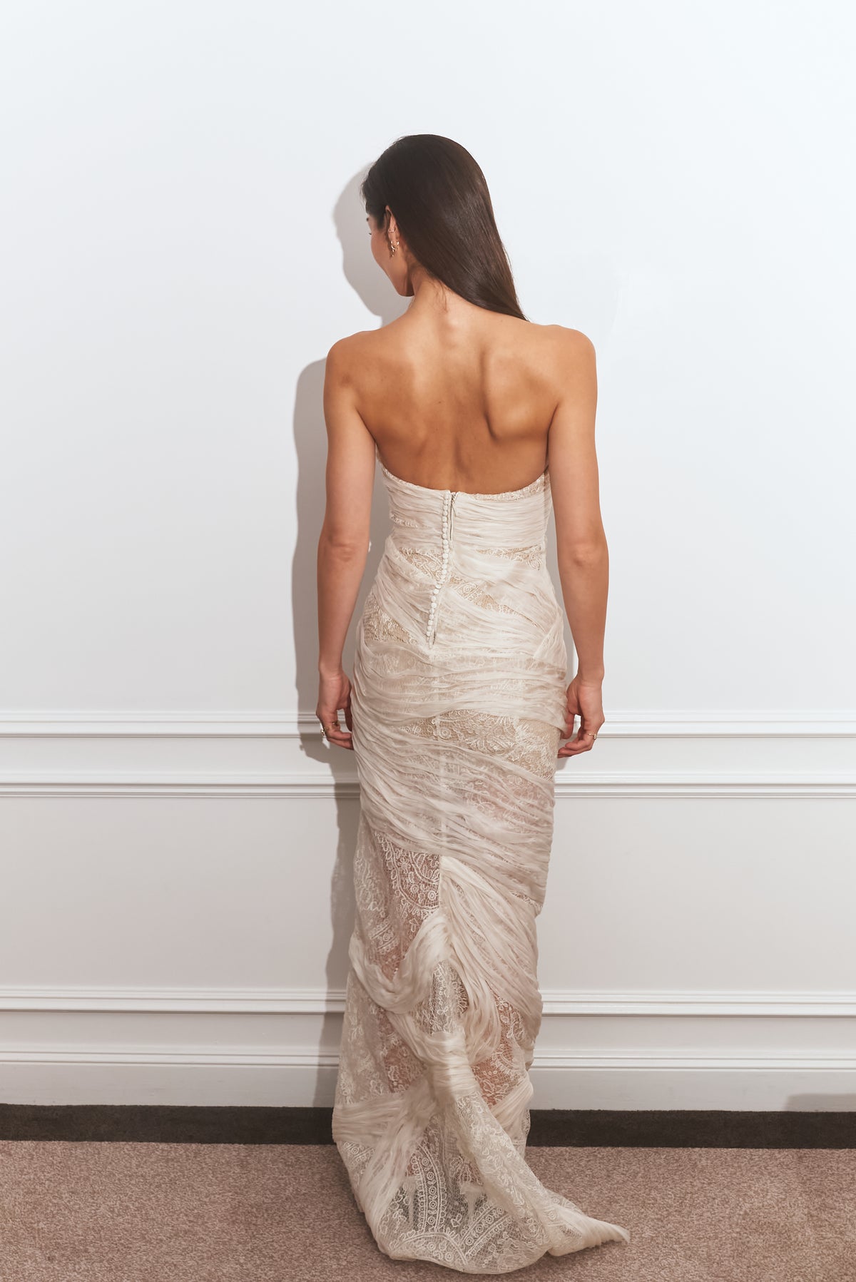 Ermano Scervino 2015 Lace Runway Gown