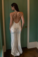 Ralph Lauren SS2012 Beaded Backless Gown