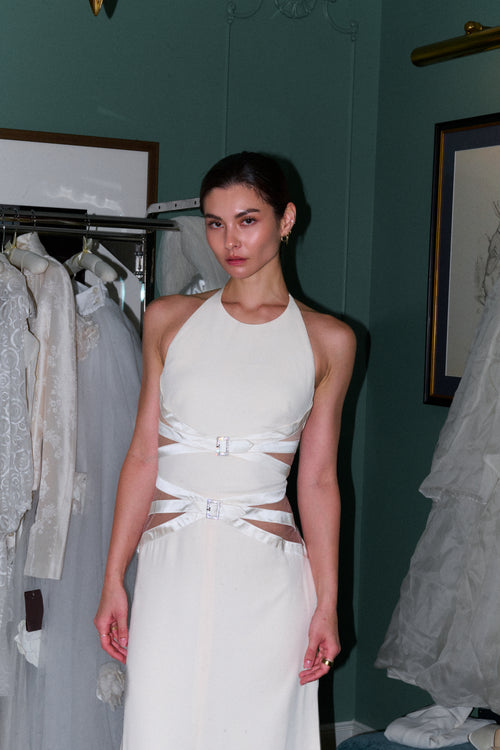 Valentino Early 2000s Cutout Gown