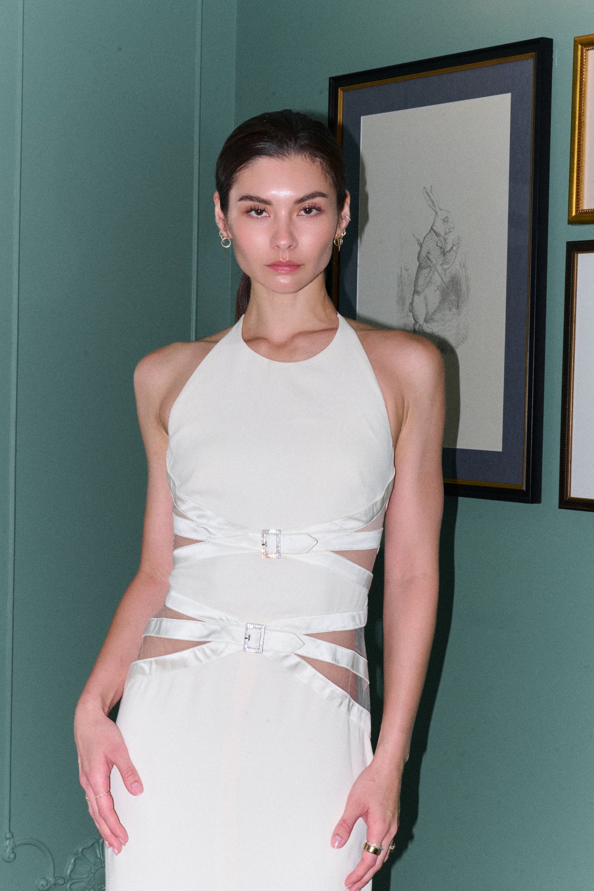 Valentino Early 2000s Cutout Gown