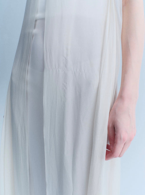 Valentino Early 2000s White Silk Corset Gown
