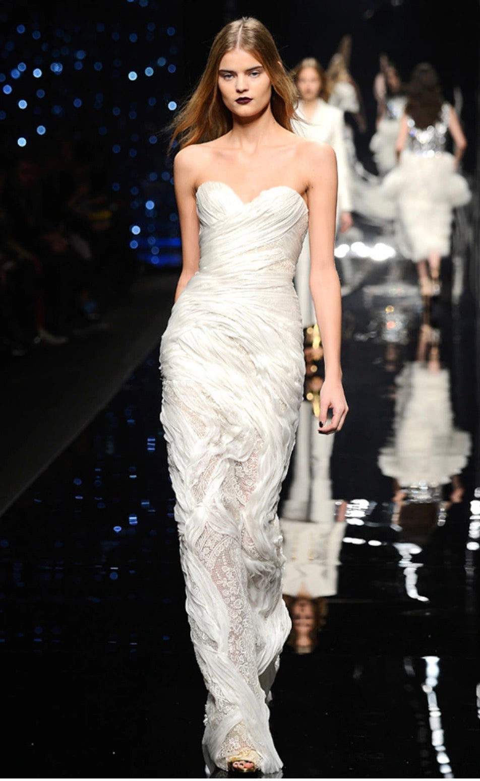 Ermano Scervino 2015 Lace Runway Gown