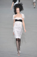 Chanel 2009 Pink Feather Dress & Bolero