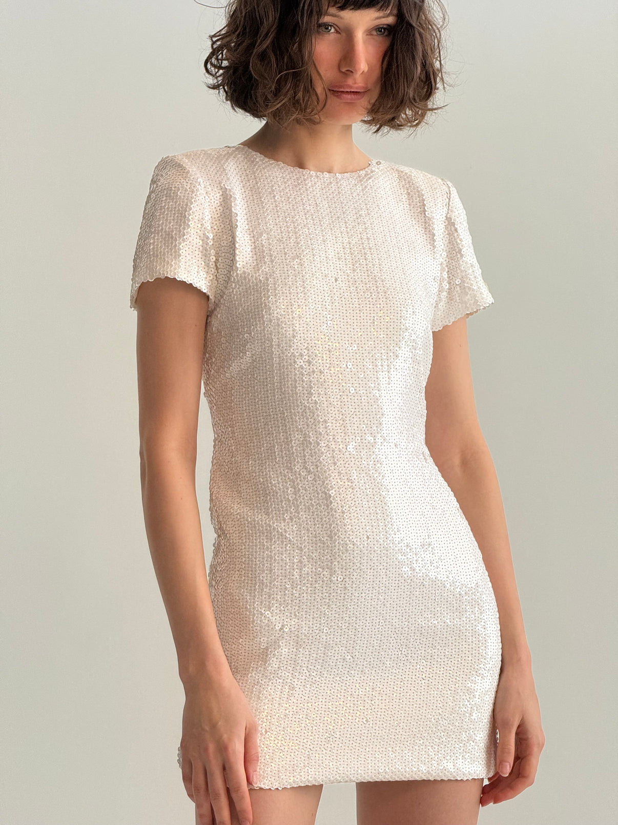 Chanel Early 2000s Mini Sequin Dress