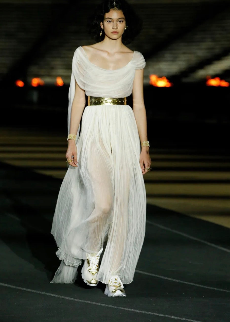 Dior Cruise 2022 Runway Silk Gown