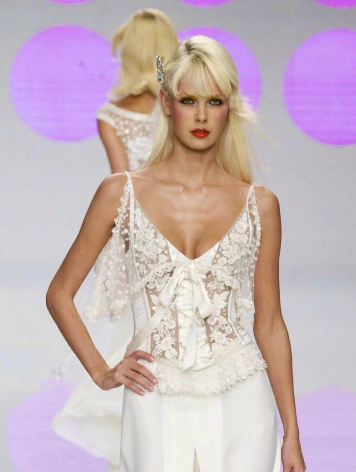 Valentino SS2004 Beaded Corset