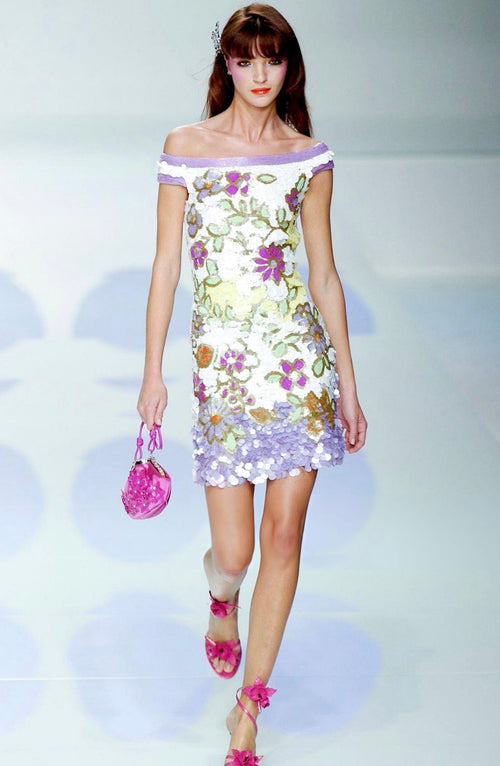 Valentino SS2004 Runway Sequin Mini
