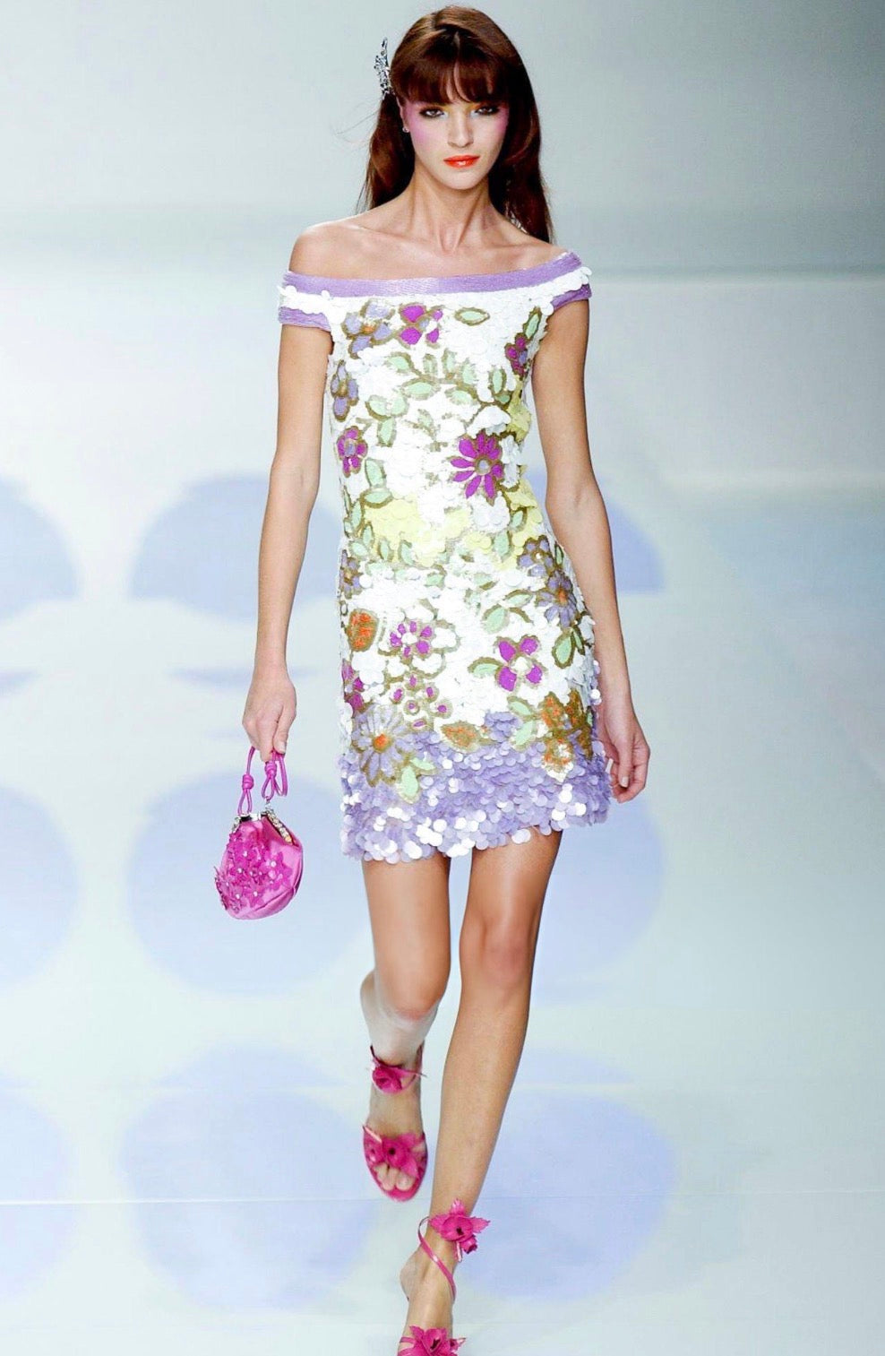 Valentino SS2004 Runway Sequin Mini