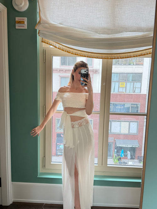 Valentino SS2003 Runway pants and top set