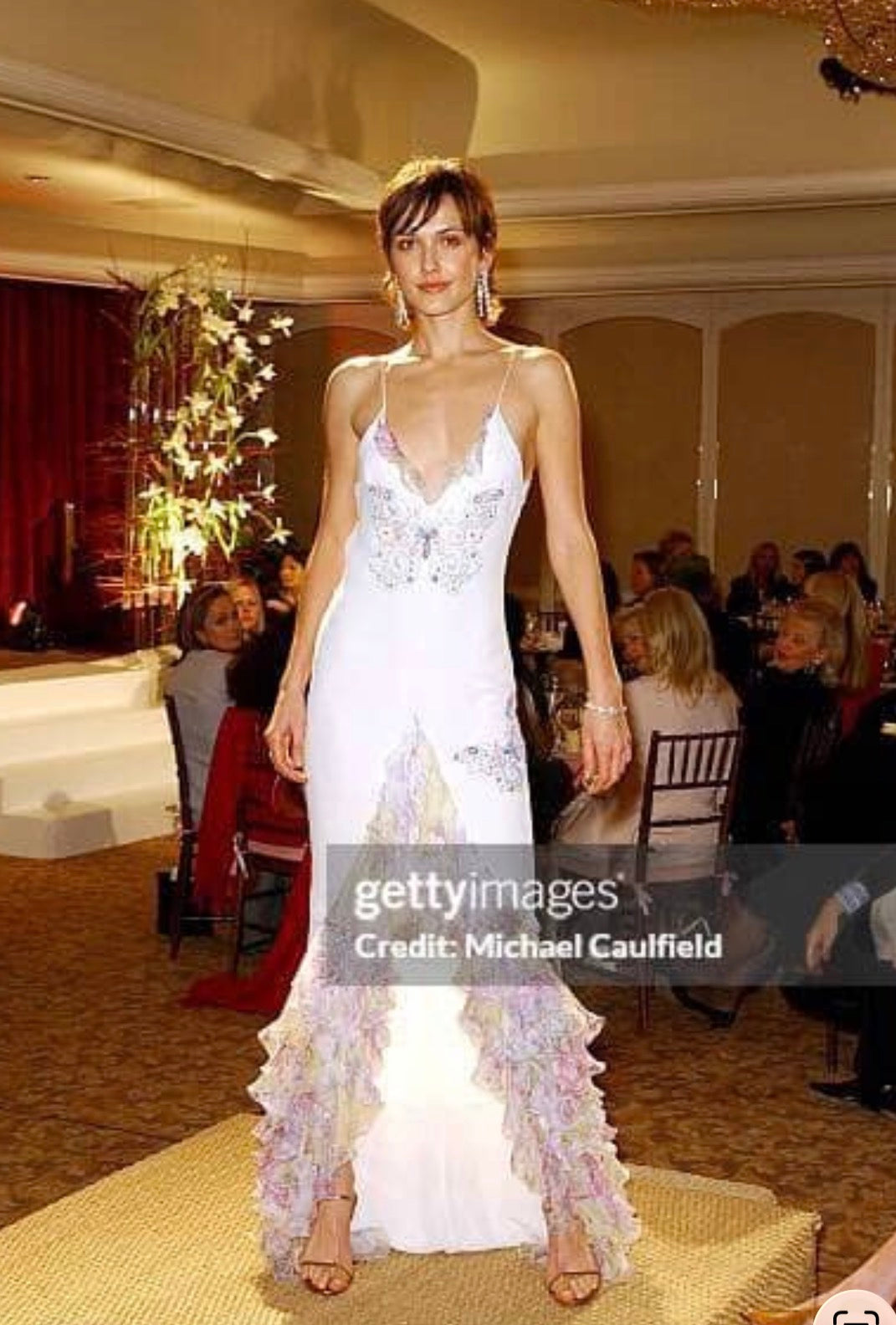 Unagro 2004 Ruffle Gown
