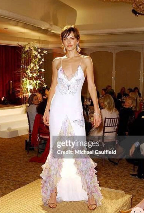 Unagro 2004 Ruffle Gown