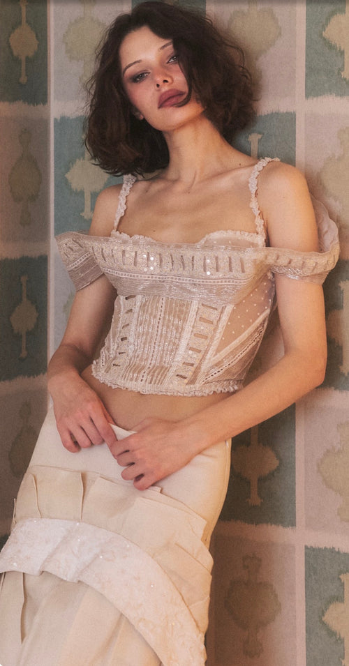 Gianfranco Ferre 1998 Corset & Skirt