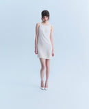 Chanel SS2007 Silk Shift Dress CC Logo