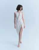 Versace 2015 Crystal Slash Gown