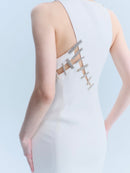 Versace 2015 Crystal Slash Gown