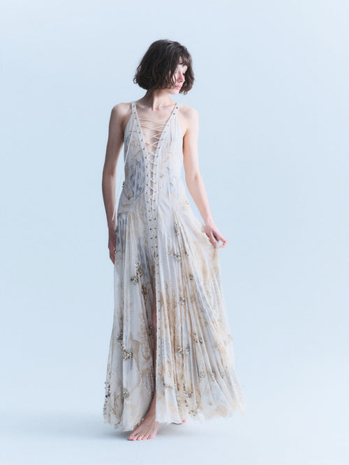 Cavalli Early 2000s Embellished Gown
