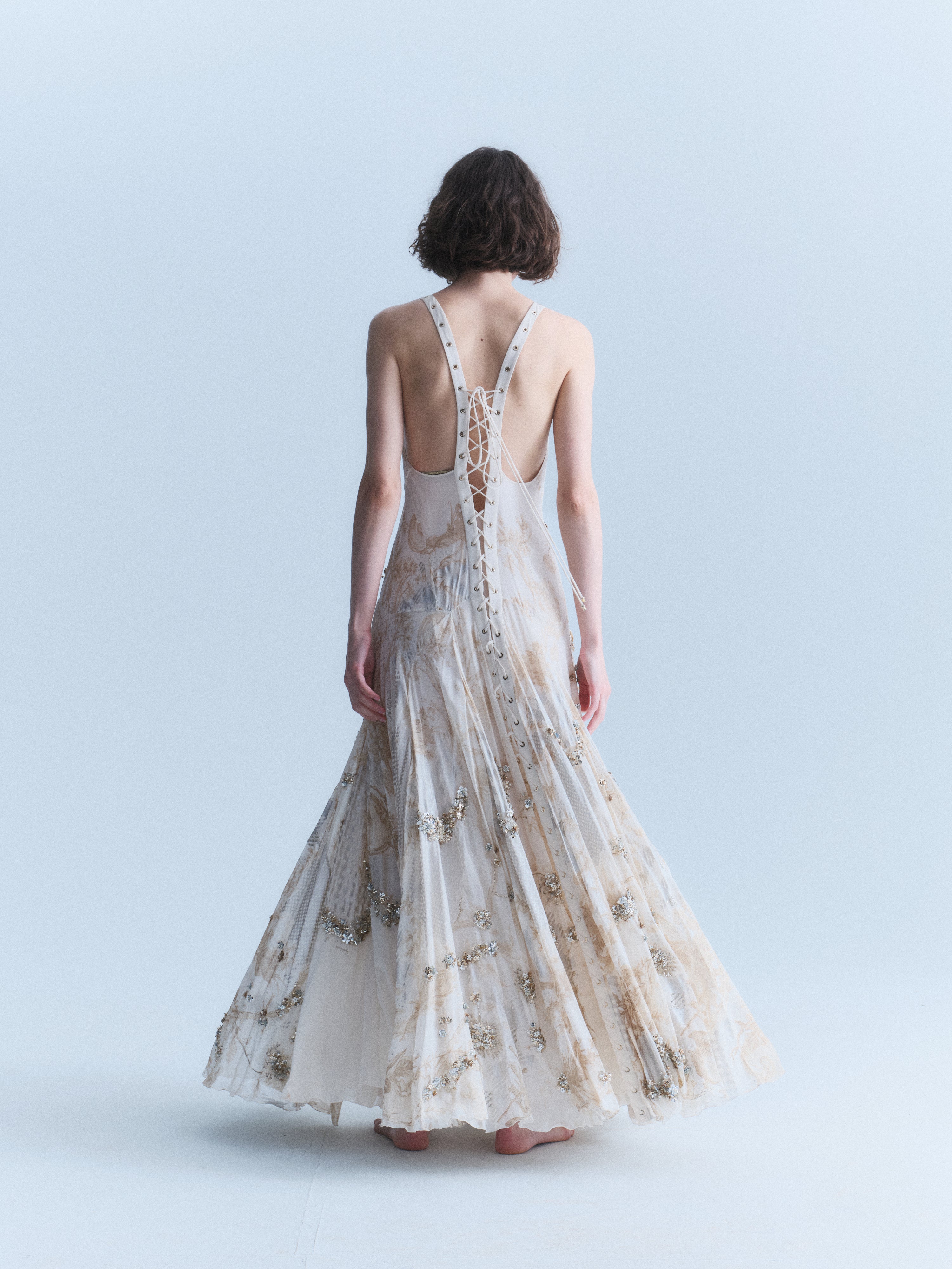 Cavalli Early 2000s Embellished Gown