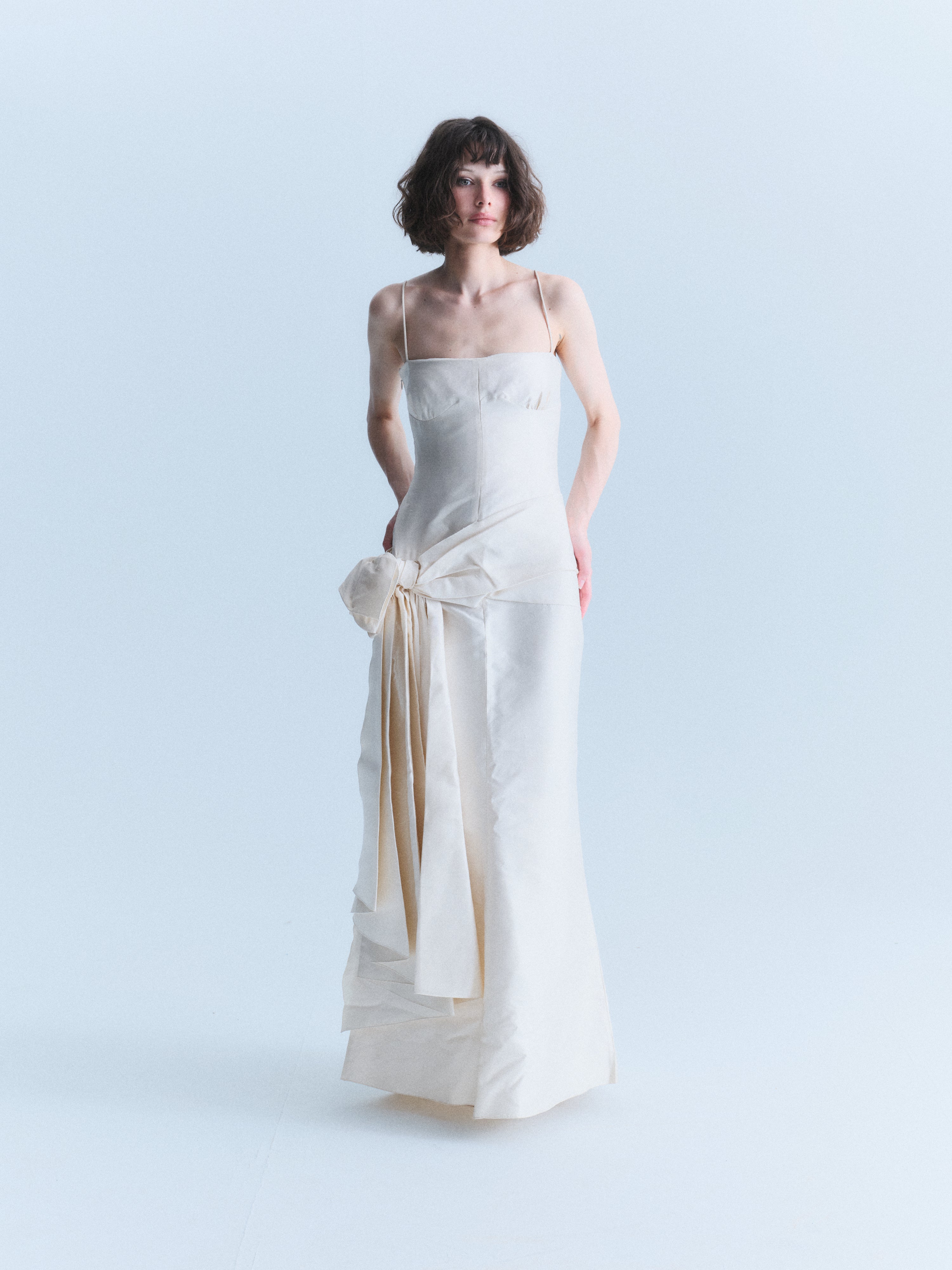Valentino Early 2000s Silk Wedding Dress