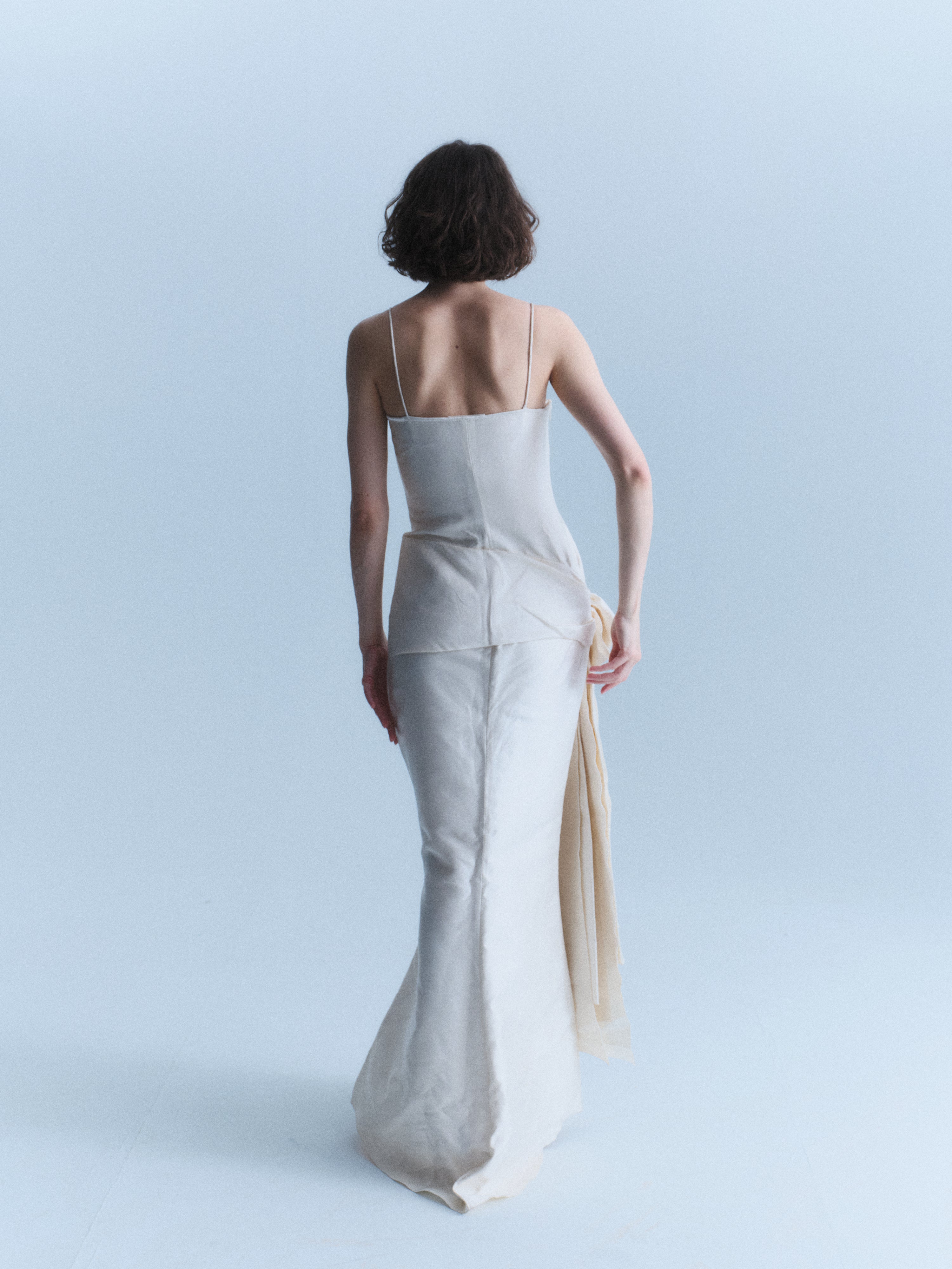 Valentino Early 2000s Silk Wedding Dress