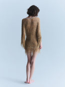 Cavalli FW2002 Beaded Fringe Mini