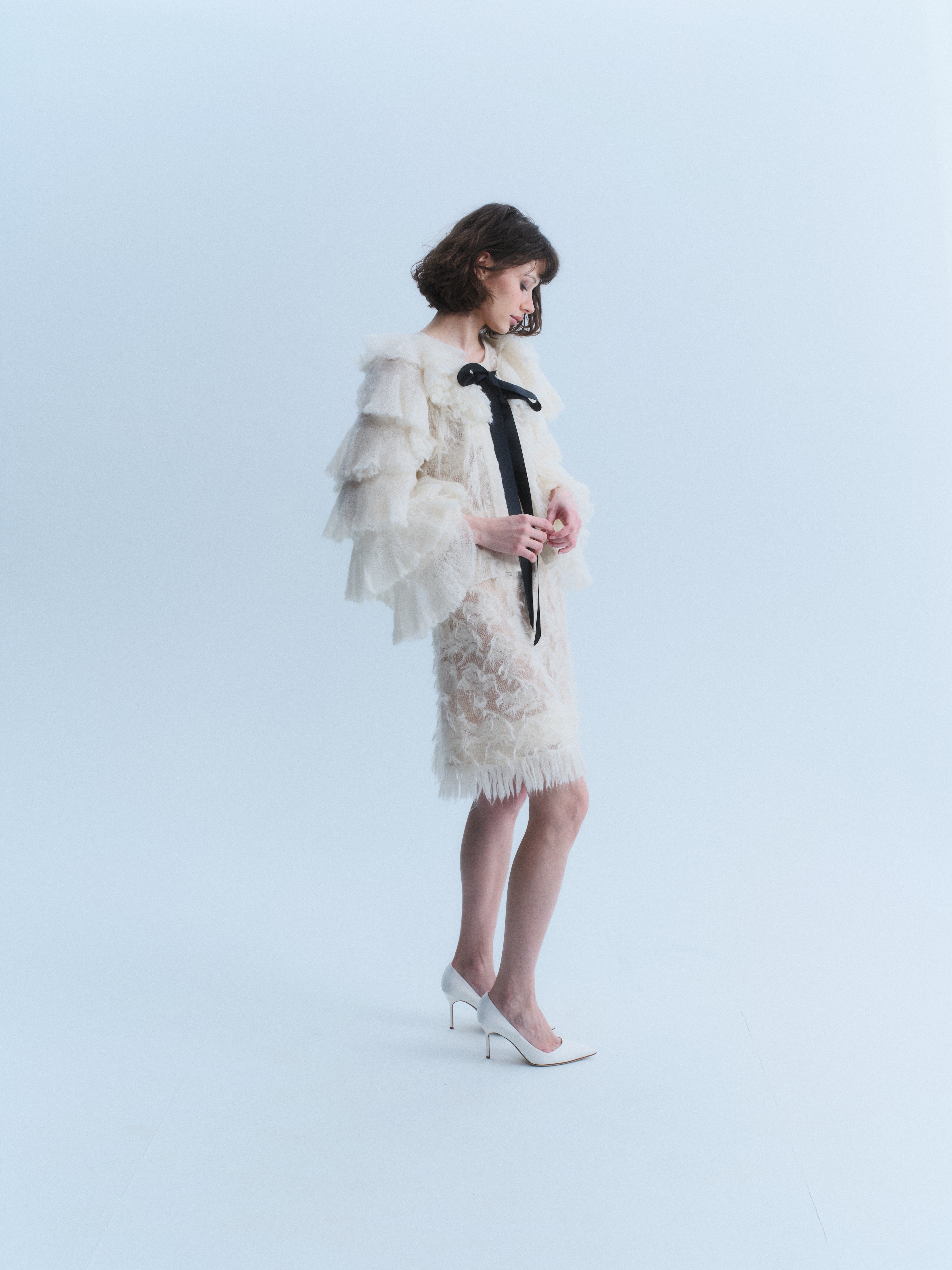 Chanel F/W2009 Mohair Dress & Jacket Set