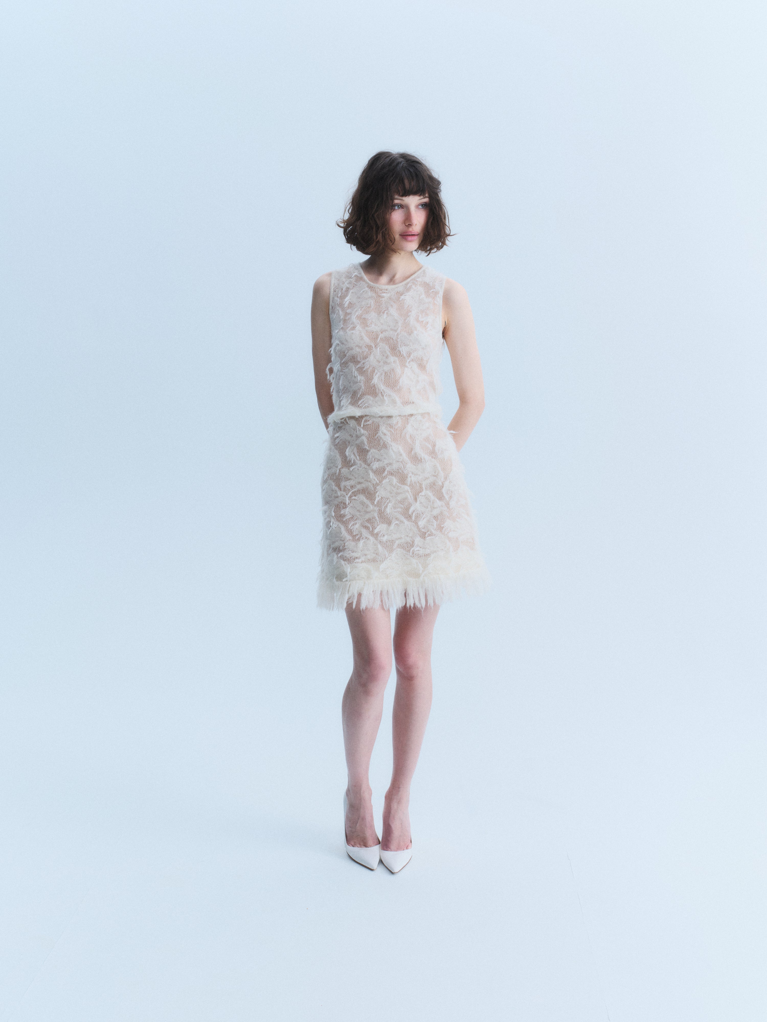 Chanel F/W2009 Mohair Dress & Jacket Set