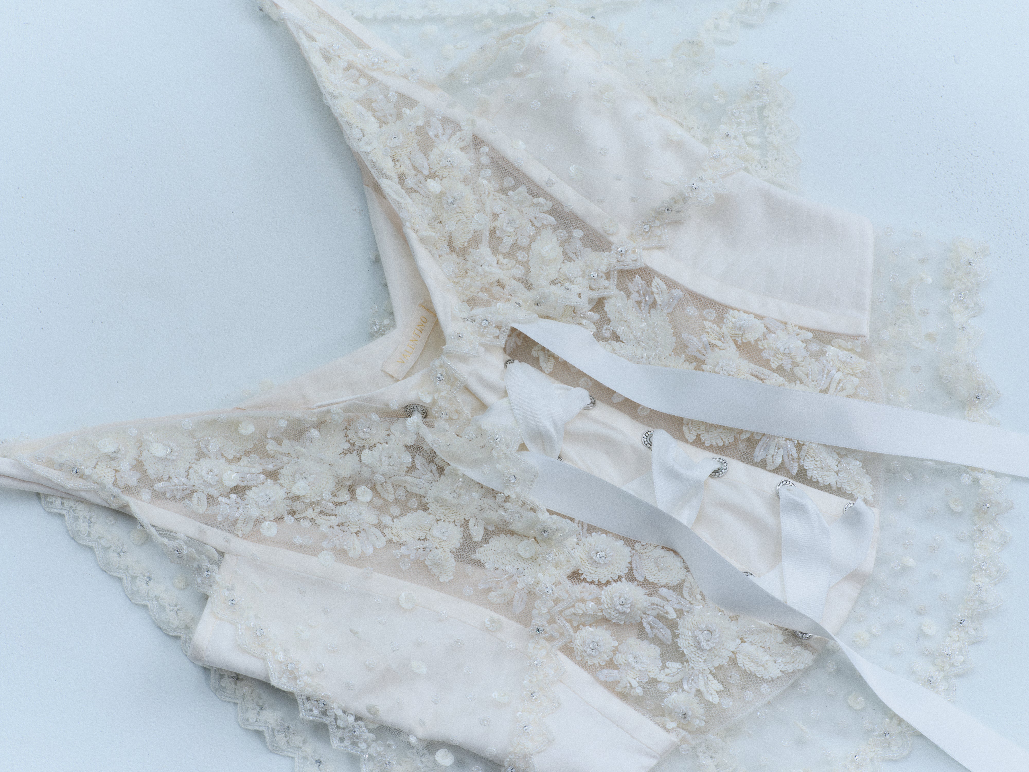 Valentino SS2004 Beaded Corset