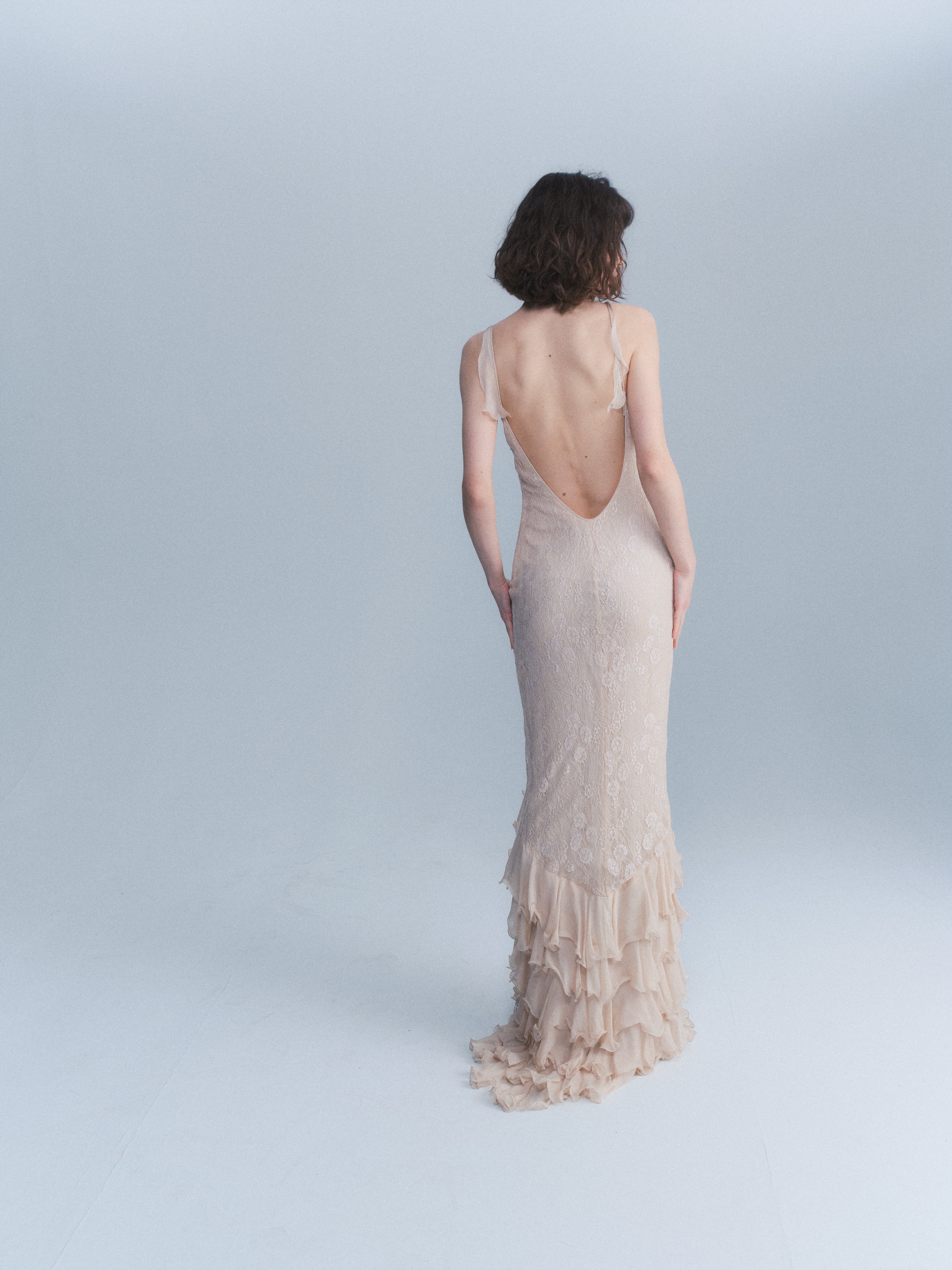 Unagro 2004 Ruffle Gown
