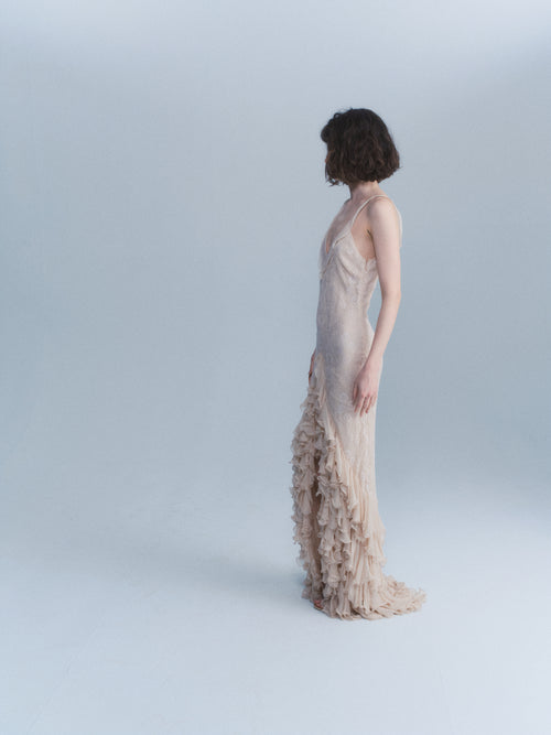 Unagro 2004 Ruffle Gown