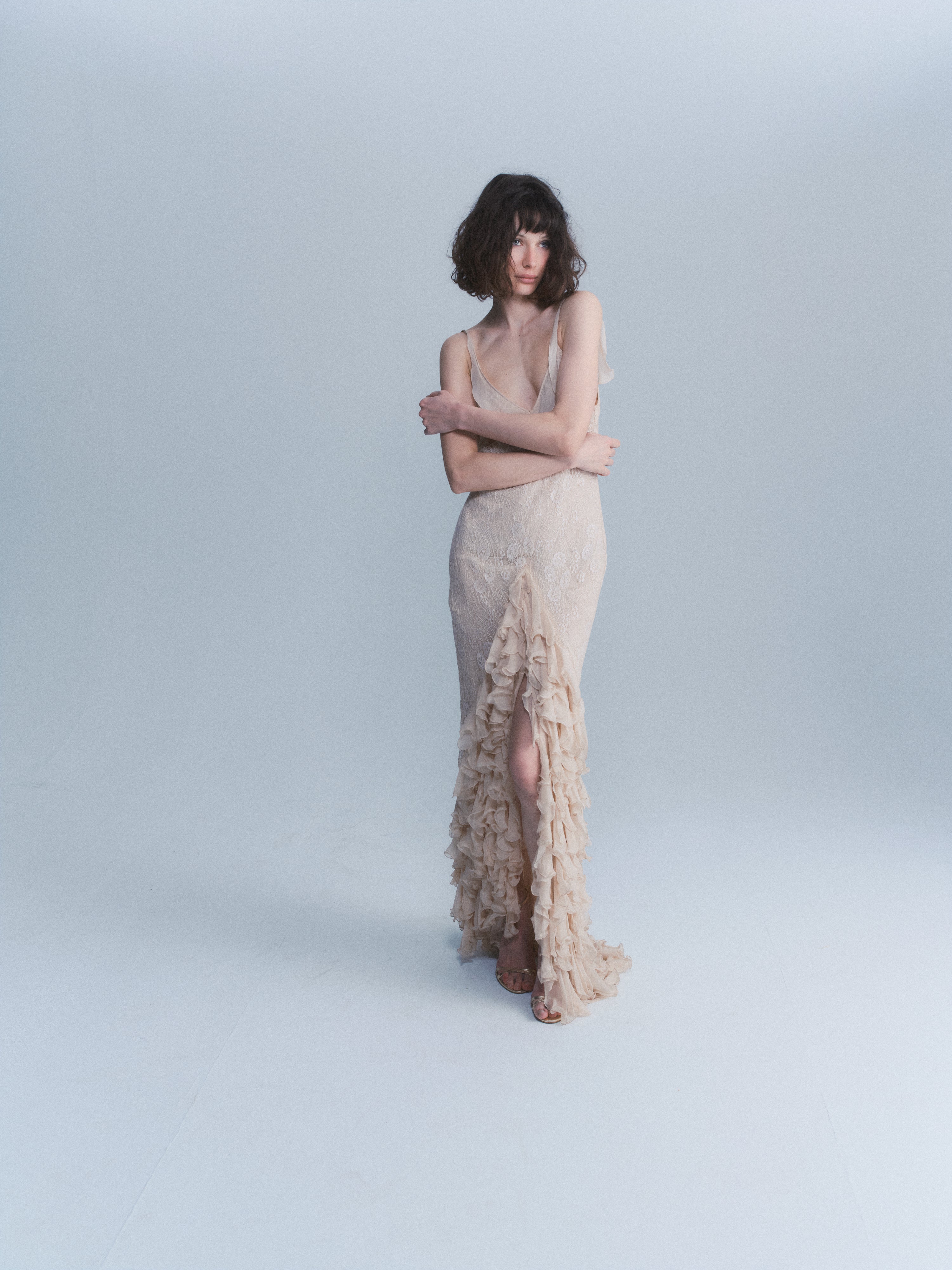Unagro 2004 Ruffle Gown