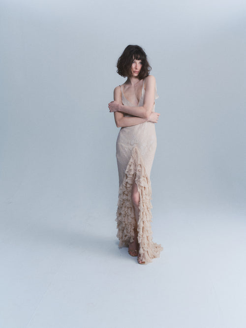 Unagro 2004 Ruffle Gown