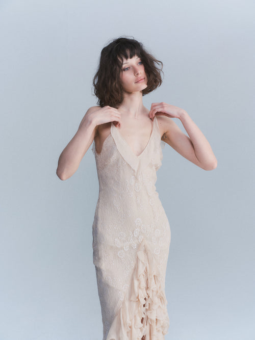 Unagro 2004 Ruffle Gown
