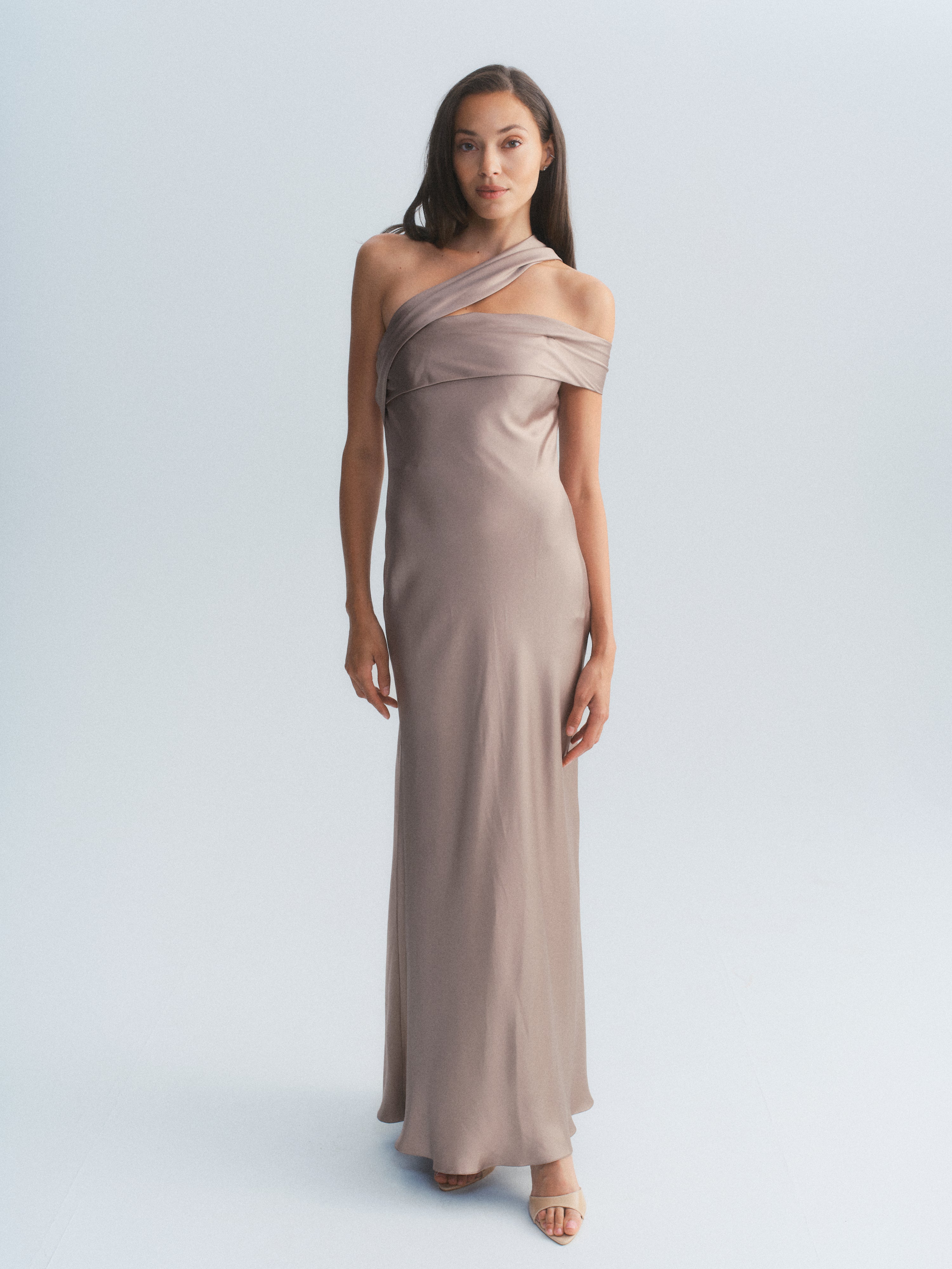 Ralph Lauren FW2009 Runway Gown Taupe