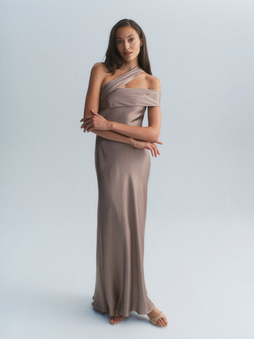 Ralph Lauren FW2009 Runway Gown Taupe