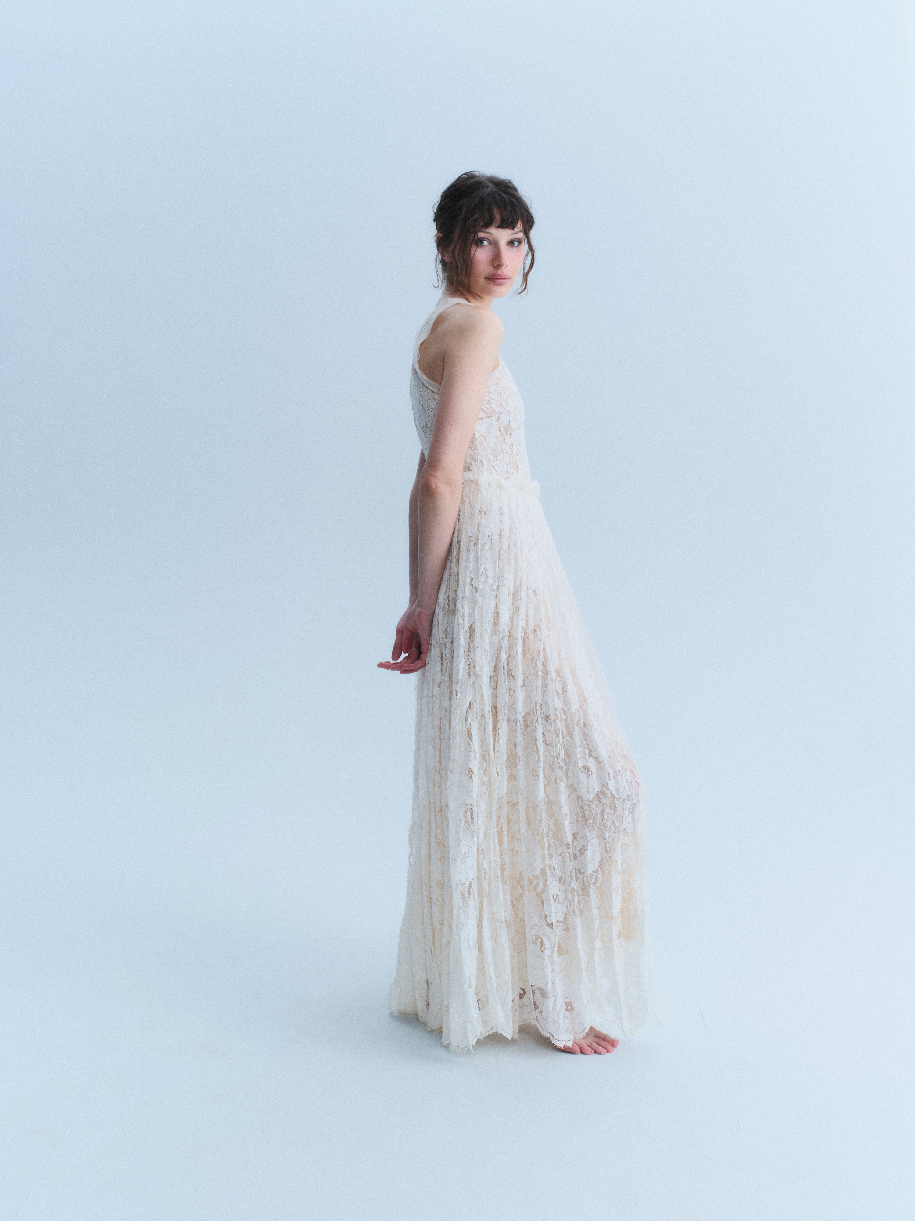 Lanvin 2012 Resort Ivory Lace Dress