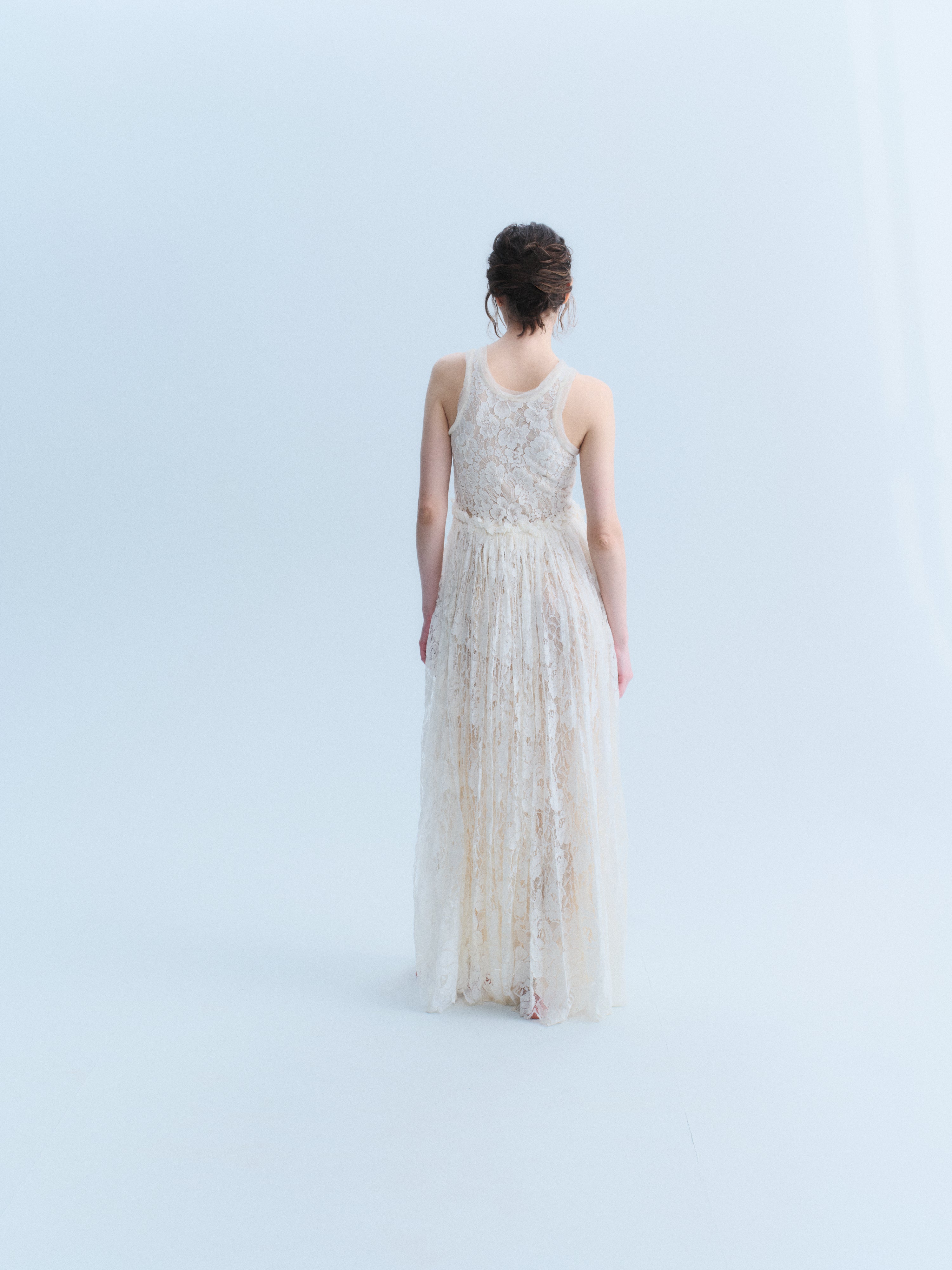 Lanvin 2012 Resort Ivory Lace Dress