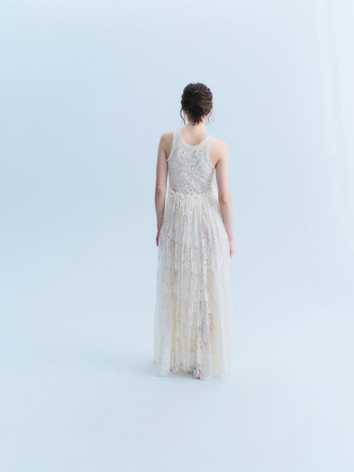Lanvin 2012 Resort Ivory Lace Dress