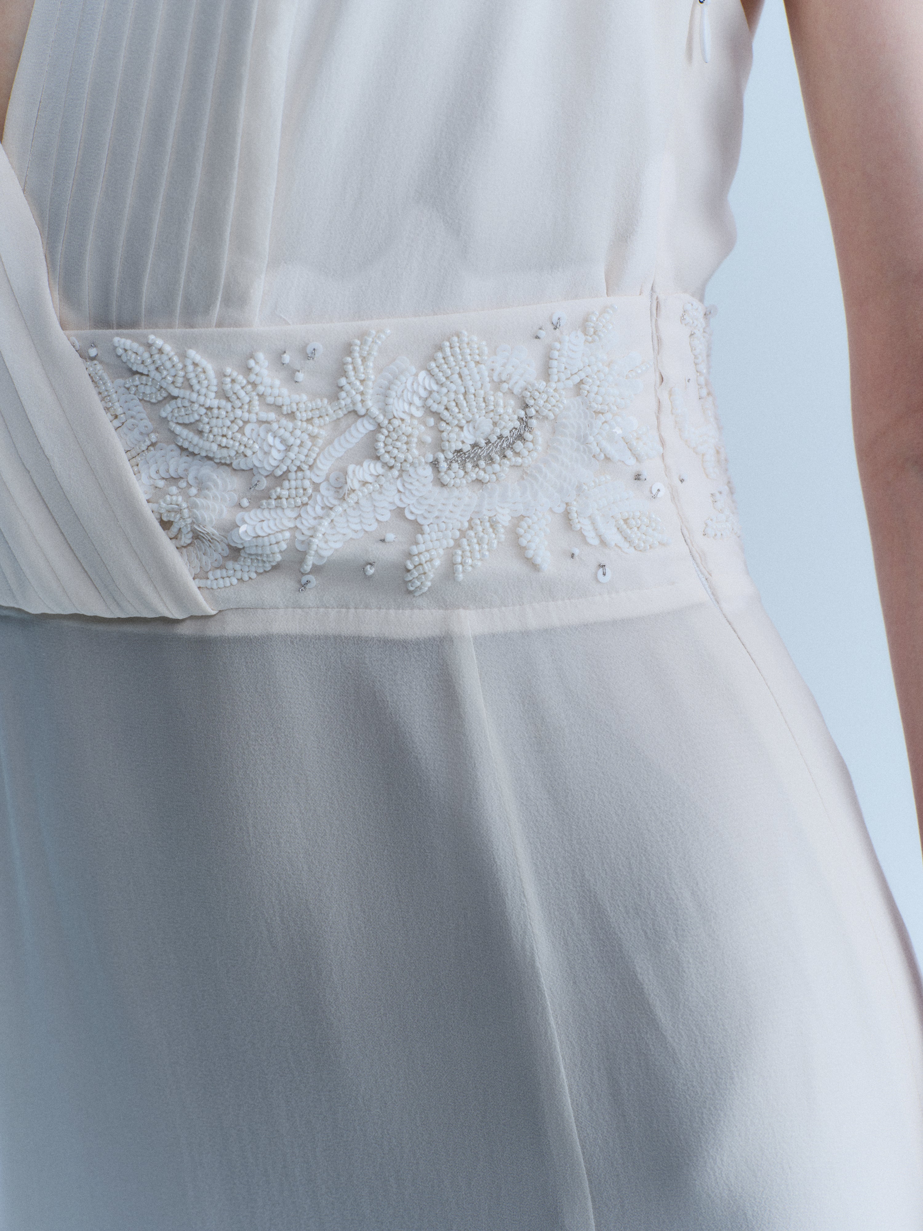 Valentino Early 2000's Silk Halter Gown