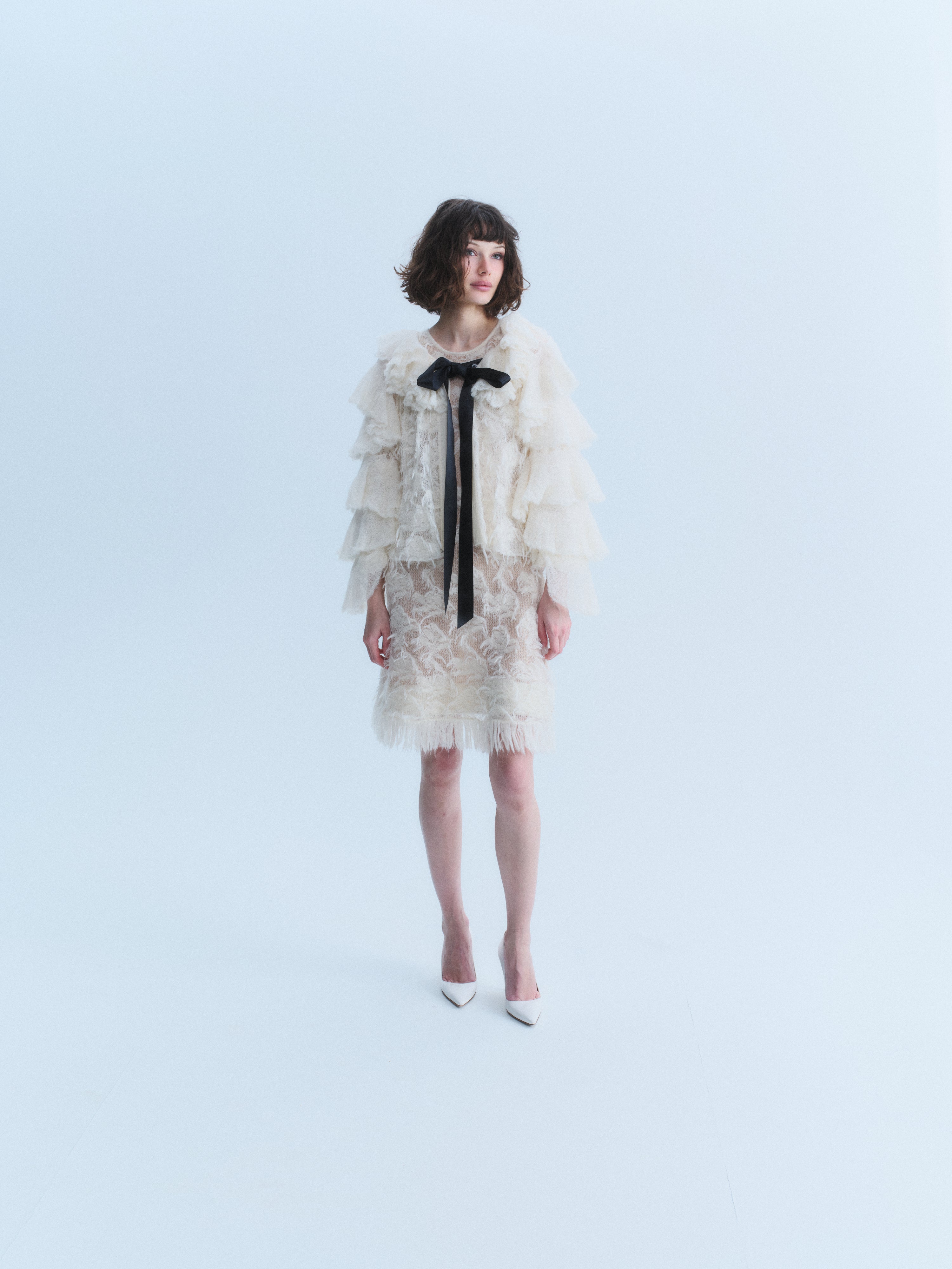 Chanel F/W2009 Mohair Dress & Jacket Set