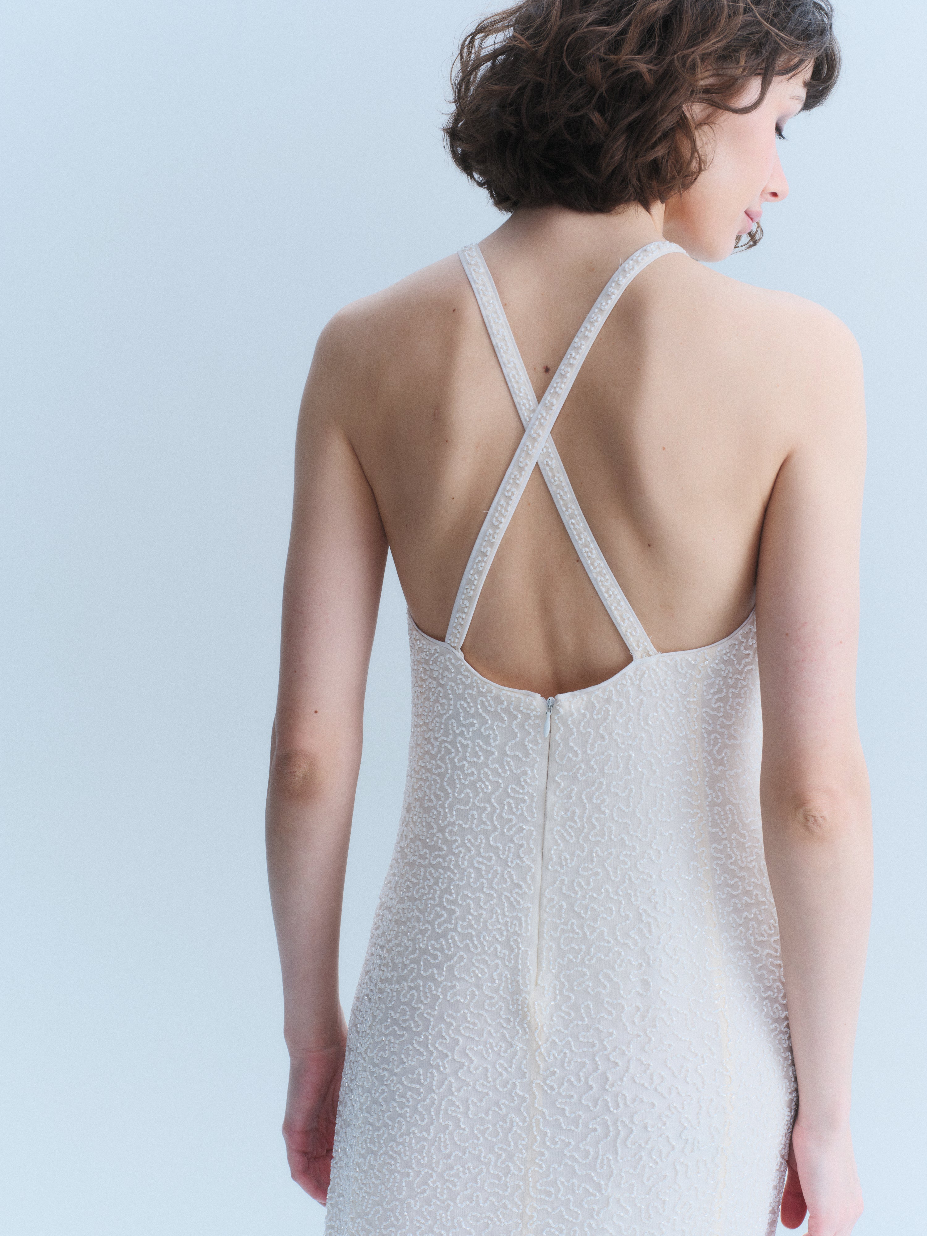 Armani 90's Beaded Mini Dress – Sara Nicole Vintage