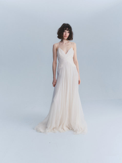 Cavalli 2010 Ivory silk gown
