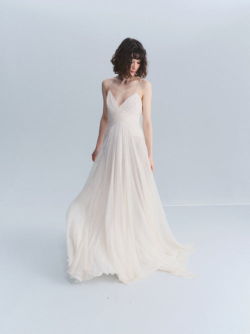 Cavalli 2010 Ivory silk gown