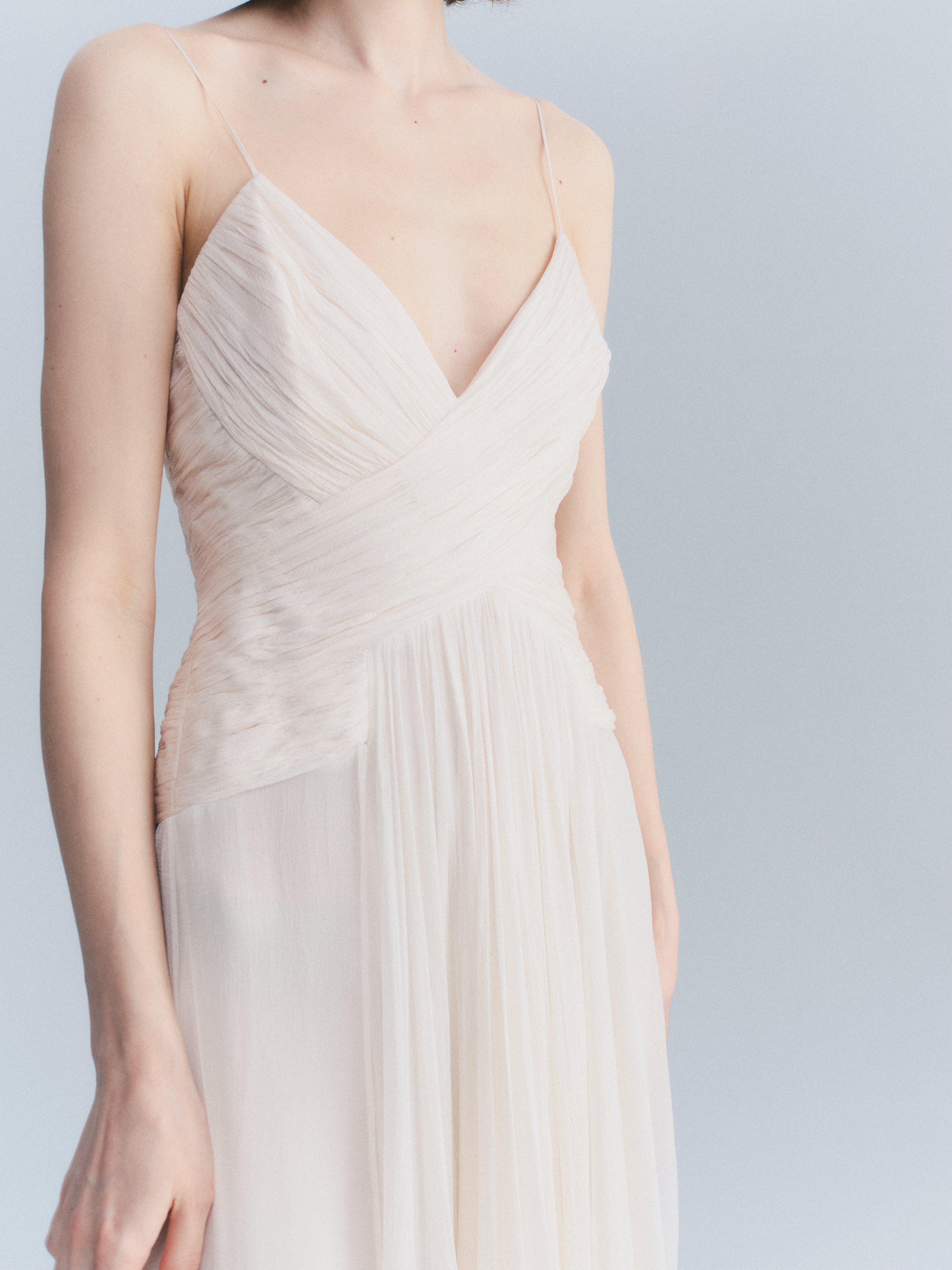 Cavalli 2010 Ivory silk gown