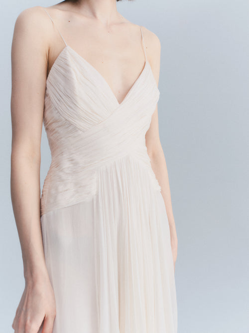 Cavalli 2010 Ivory silk gown