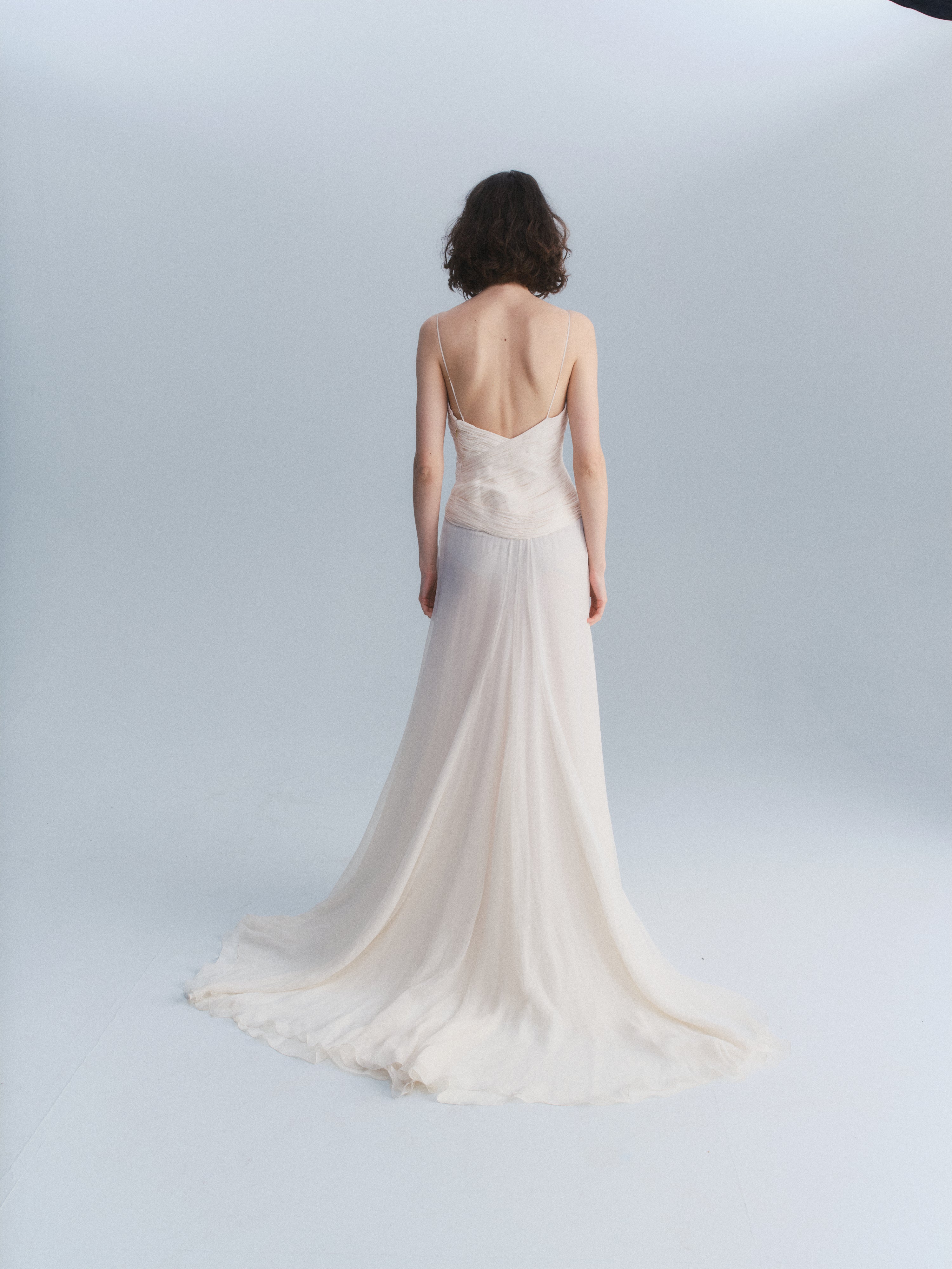 Cavalli 2010 Ivory silk gown