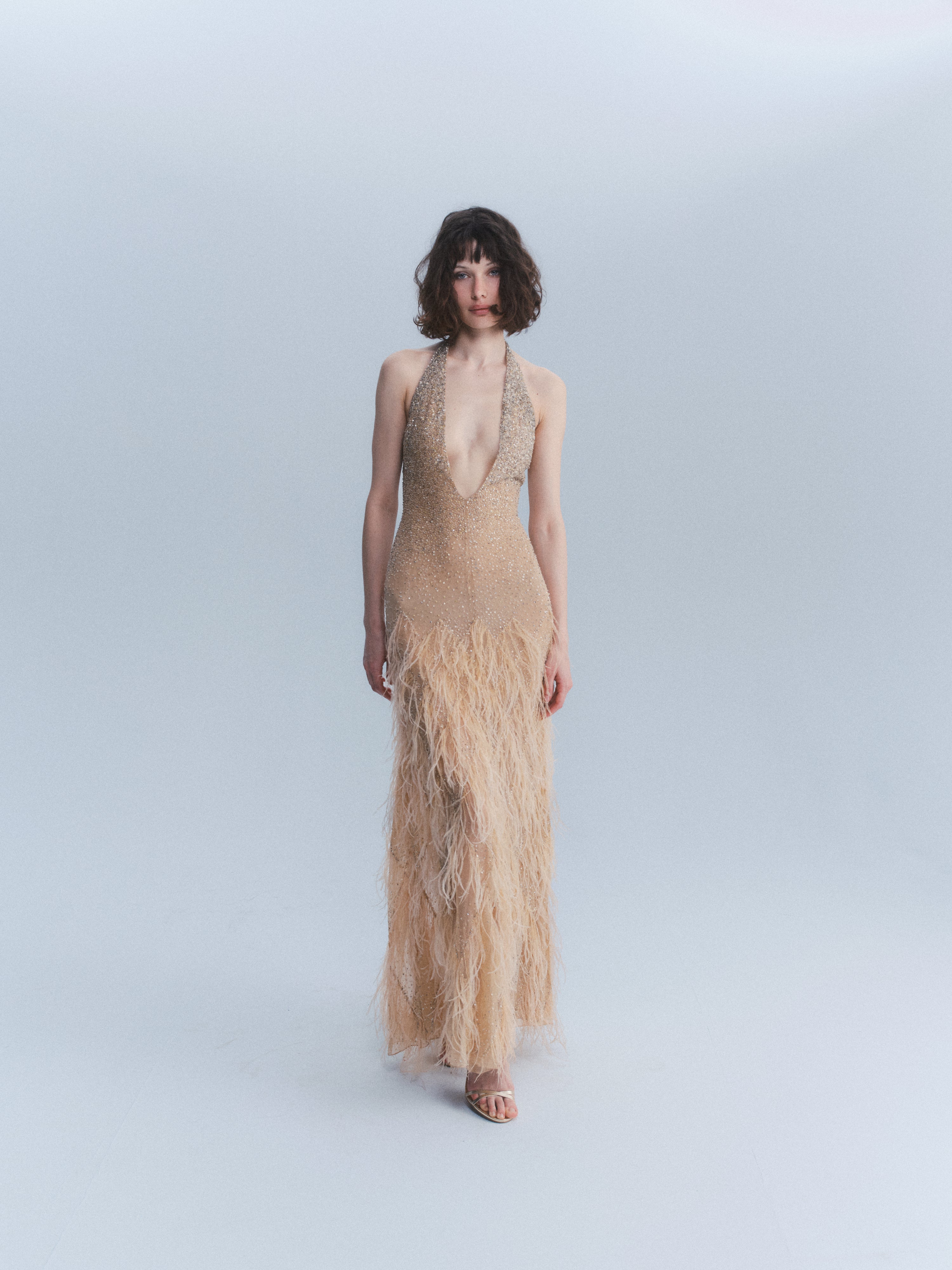 Oscar De La Renta FW2003 Sequin Gown